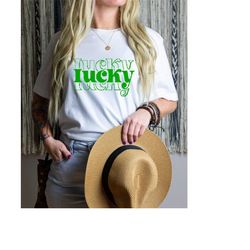 Lucky T-shirt, Retro St Patricks Day Shirt, Lucky Shirt, St Patricks Day Shirt, Cute St Pattys Shirt, St Patrick Shirt,