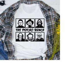 The Psycho Bunch T-Shirt/Hoodie/Sweatshirt,Oversized Shirt,Halloween Shirt, Halloween Shirt, Funny Halloween Tee,The Psy