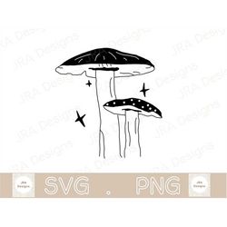 Musroom SVG & PNG - Cricut cut file