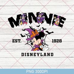 Minnie Est 1928 Disneyland Halloween Trip PNG, Mickey and Friends Halloween, Halloween PNG, Nightmare Before Christmas