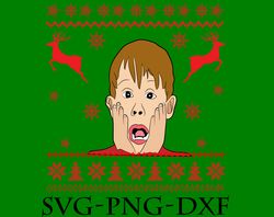 Home Alone Christmas SVG, Christmas SVG PNG, DXF, PDF, JPG,...