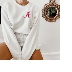 Pocket Alabama Sweatshirt,Alabama gift Sweatshirt,Alabama Lover Sweatshirt,Alabama Collage Sweatshirt, Alabama Crewneck,