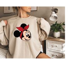 Retro Minnie mouse Sweatshirt, Walt Disney World Sweater, Disney Mickey Minnie Donald Goofy Sweater, Disney Vacation Swe