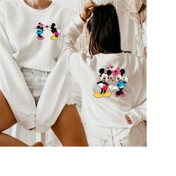 Disney Valentine Sweatshirt,Disney Matching Couples sweatshirt,Valentine Mickey and Minnie Shirt,Lovely sweatshirt,Disne
