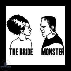 The Monster Frankenstein And The Bride Svg, Trending Svg
