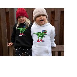 Kids Dinosaur Hoodie, Boys T-rex Dinosaur Hoodie, Cute Dinosaur, Dinosaur Shirt, Gift For Kids, Dinosaur Gift For Boys,
