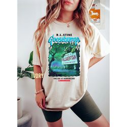 Vintage Comfort Colors Goosebump Shirt, Horror Halloween Movie, Retro 90s Halloween Shirt, Halloween Shirt, Goosebumps H