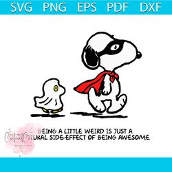 Being a little weird is just a natural svg, trending svg, snoopy svg, costume svg, snoopy lover, snoopy clipart, snoopy
