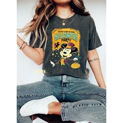 Mickey's Not So Scary Halloween Party Comfort Colors Shirt, Mickey Halloween Shirt, Disney Halloween Matching Shirt, Hal