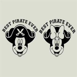 Best Pirate Ever Bundle Svg, Family Vacation Svg, Family Trip Svg, Vacay Mode Svg, Magical Kingdom Svg, Pirates Png Svg