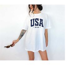 Retro USA shirt,4th of July tee, Retro fourth shirt, USA, 1776, America Patriotic Shirt, Independence Day, Fourth of Jul