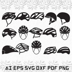 Bike Helmet svg, Bike Helmets svg, Bike svg, Rider, Ride lover, SVG, ai, pdf, eps, svg, dxf, png