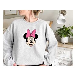 Retro Minnie mouse Sweatshirt, Walt Disney World Sweater, Disney Mickey Minnie Donald Goofy Sweater, Disney Vacation Swe