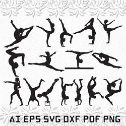 Gymnastics svg, Gymnasticss svg, Gym svg, Builder, Yoga, SVG, ai, pdf, eps, svg, dxf, png