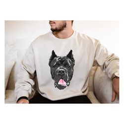 Cane Corso Sweatshirt,Cane Corso Dog Dad,Cane Corso Mom Shirt,Gift for Dog Mother,Cane Corso Shirt,Italian Mastiff,Dog L