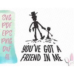 You've got a Friend in Me Woody and Forky SVG | Instant Download Design | Toy Story Svg Pdf Eps Png Dxf Ai Files | Easy
