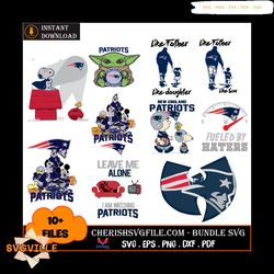 Funny Patriots Football Family Bundle Svg, 10 Files New England Patriots Football Svg