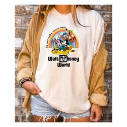 Comfort Colors Disney Retro Shirt, Walt Disney World, Mickey Shirt, Disney Shirt,Disney Vacation Custom Shirt, Disney Tr