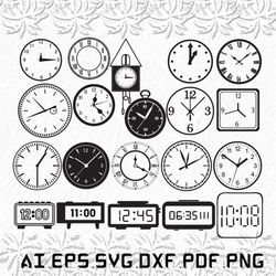 Wall clock svg, Wall svg, Clock svg, Time, Date, SVG, ai, pdf, eps, svg, dxf, png