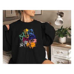Video Game Controller Color Sweatshirt,Gamer Sweatshirt Game Day tshirt,Game Lover Gift,Funny Gaming Tee, Cute Gamer Shi