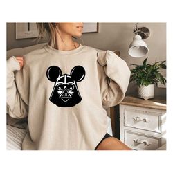 Star Wars Darth Vader Shirt, Star Wars Fan Sweatshirt, Star Wars Characters Sweatshirt, Disneyland Family Vacation