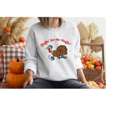 Huffin' for the Stuffin' Shirt, Funny Thanksgiving Tee, Cozy Shirt, Family Thanksgiving Shirt, Fall Lover Tshirt, Cute T
