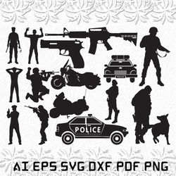 Police svg, Polices svg, game svg, animal, road, SVG, ai, pdf, eps, svg, dxf, png