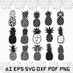 Pine Apple svg, Pine Apples svg, Pines svg, Pine, Apple, SVG, ai, pdf, eps, svg, dxf, png