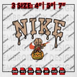 Nike Trick Or Treat Sam Embroidery files, Horror Characters Embroidery, Halloween Machine Embroidery Files