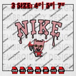 Nike Lock Boogie's Boys Est Embroidery files, Nightmare Before Christmas Embroidery, Halloween Machine Embroidery Design