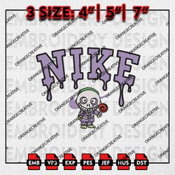 Nike Barrel Boogie's Boys Embroidery files, Nightmare Before Christmas Embroidery, Halloween Machine Embroidery Files