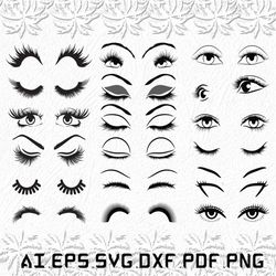 Eyebrows svg, Eyebrow svg, Eye svg, brows, cute, SVG, ai, pdf, eps, svg, dxf, png