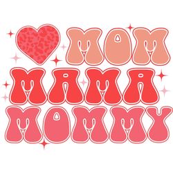 Happy Leopard Heart Mommy Gifts SVG