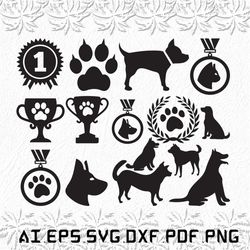 Dog Competition svg, Cat Competition svg, Awards svg, cat, dog, SVG, ai, pdf, eps, svg, dxf, png