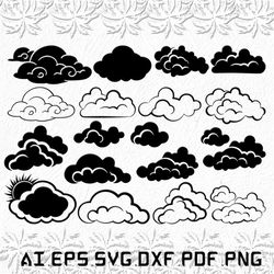 Cloud svg, Cloud clouds svg, Heaven sky svg, Cloud washer, Rain, SVG, ai, pdf, eps, svg, dxf, png