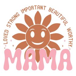 Funny Sunflower Mama Vibes Life SVG