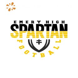 Ehs Football 2023 SVG Emery High Spartan SVG Cricut File