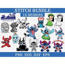 15 Files Stitch Svg Bundle Layered Item, Clipart, Cut Design Vector File, 7 Unique Design