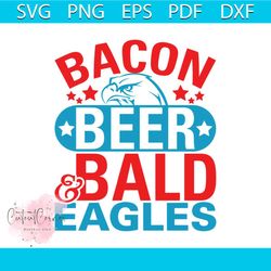 Bacon beer and bald eagles svg, sport svg, philadelphia eagles svg, eagles svg, philadelphia eagles nfl svg, nfl sport s