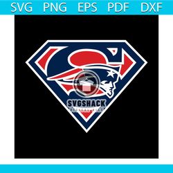 Patriots superman logo svg, sport svg, new england patriots svg, patriots svg, patriots nfl svg, nfl sport svg, football