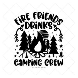 Camping Crew Svg, Funny Camping Gift, Camping Quote, Camping Lover
