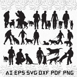 Police With Dog svg, Police With Dogs svg, Police svg, Dog, Pet, SVG, ai, pdf, eps, svg, dxf, png