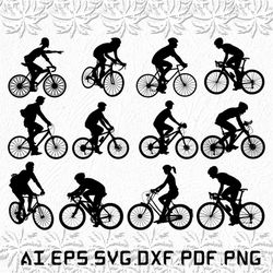 Cycling svg, Cyclings svg, Bike svg, Cycle, Biker, SVG, ai, pdf, eps, svg, dxf, png