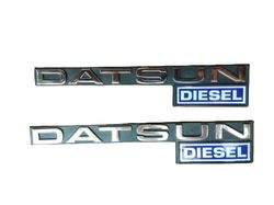 DATSUN 720 Pickup Diesel Side Fender Emblem