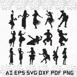 Hula Dancer svg, Hula Dancers svg, Hula svg, Dance, Dancer, SVG, ai, pdf, eps, svg, dxf, png