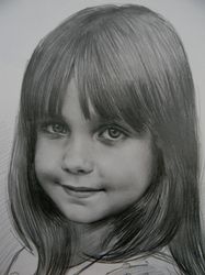 Pencil portrait drawing from photo, Customized Child Portrait, Handmade Personalized Gift
