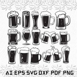 Mug svg, Mugs svg, Beer svg, Beer mug, party, SVG, ai, pdf, eps, svg, dxf, png