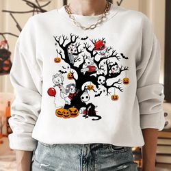 Horror Movie Cat Characters Halloween Sweatshirt, Halloween Shirt, Scary Movie Shirt, Horror Characters T-Shirt, Spooky