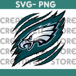 Philadelphia Eagles Ripped Claw SVG, Philadelphia Eagles SVG, Eagles Ripped Claw SVG, NFL Ripped Claw Svg, NFL SVG