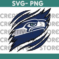 Seattle Seahawks Ripped Claw SVG, Seattle Seahawks SVG, Seahawks Ripped Claw SVG, NFL Ripped Claw Svg, NFL SVG